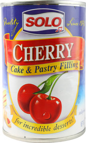 3 PACK of Solo Cake & Pastry Filling Cherry -- 12 oz
