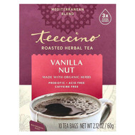 <img alt="Teeccino, Roasted Herbal Tea, Vanilla Nut, Caffeine Free, 10 Tea Bags, 2.12 oz (60 g)" title="Teeccino, Roasted Herbal Tea, Vanilla Nut, Caffeine Free, 10 Tea Bags, 2.12 oz (60 g),795239400102"