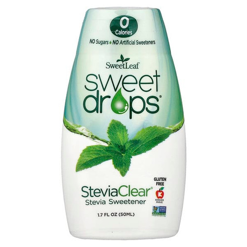 <img alt="SweetLeaf Stevia, Sweet Drops, SteviaClear, 1.7 fl oz (50 ml)" title="SweetLeaf Stevia, Sweet Drops, SteviaClear, 1.7 fl oz (50 ml),716123128193"