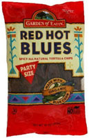 3 PACK of Garden of Eatin' Organic Blue Corn Redhot Tortilla Chips -- 16 oz