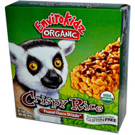 Natures Path, EnviroKidz Organic, Crispy Rice Cereal Bars, Peanut Choco, 6 Bars, 1 oz (28 g) Each