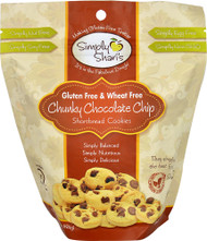 Simply Sharis Shortbread Cookies Gluten & Wheat Free Chunky Chocolate Chip - 6.5 oz