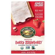 <img alt="Natures Path, Organic Toaster Pastries, Frosted Berry Strawberry, 6 Pastries, 11 oz (312 g)" title="Natures Path, Organic Toaster Pastries, Frosted Berry Strawberry, 6 Pastries, 11 oz (312 g),058449410003"