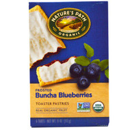 Natures Path, Organic Frosted Toaster Pastries, Buncha Blueberries, 6 Tarts, 52 g Each (Discontinued Item)