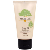 Madre Labs, Argan Oil Hand Cream with Marula & Coconut Oils plus Shea Butter, Soothing and Unscented, 2.5 oz (71 g)