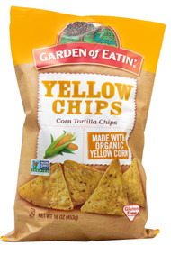 3 PACK of Garden of Eatin' Organic Yellow Corn Tortilla Chips -- 16 oz