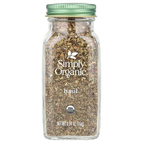 <img alt="Simply Organic, Basil, 0.54 oz (15 g)" title="Simply Organic, Basil, 0.54 oz (15 g),089836185129"