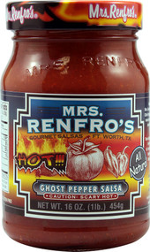 3 PACK of Mrs. Renfros Gourmet Salsas Ghost Pepper Salsa -- 16 oz