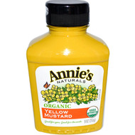 3 PACK of Annies Naturals, Organic Yellow Mustard, 9 oz (255 g)
