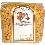 Bergin Fruit and Nut Company, Soy Nuts Roasted & Salted, 9 oz (255 g)