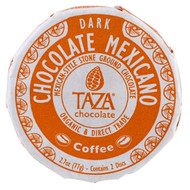 3 PACK of Taza Chocolate Organic Chocolate Mexicano Disc Coffee -- 2.7 oz