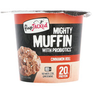 FlapJacked, Mighty Muffin with Probiotics, Cinnamon Roll, 1.94 oz (55 g)