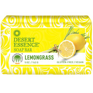 3 PACK of Desert Essence, Soap Bar, Lemongrass, 5 oz (142 g)