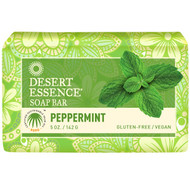 3 PACK of Desert Essence Soap Bar Peppermint -- 5 oz