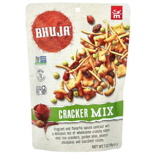 <img alt="Bhuja, Cracker Mix, 7 oz (199 g)" title="Bhuja, Cracker Mix, 7 oz (199 g),892234002017"