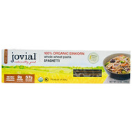 3 PACK of Jovial Organic Einkorn Whole Wheat Spaghetti Pasta -- 12 oz