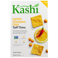 Kashi, Teff Thins, Lemon Chickpea Chili, Snack Crackers, 4.25 oz (120 g)