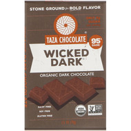Taza Chocolate, Organic Dark Chocolate, Wicked Dark, 2.5 oz (70 g) (Discontinued Item)
