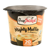 FlapJacked, Mighty Muffin, with Probiotics, Peanut Butter, 1.94 oz (55 g)