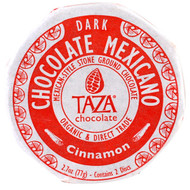 3 PACK of Taza Chocolate Organic Chocolate Mexicano Disc Cinnamon -- 2.7 oz