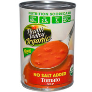 3 PACK of Health Valley Organic Soup No Salt Added Tomato -- 15 oz