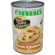 3 PACK of Health Valley Organic Soup Cream of Mushroom -- 14.5 fl oz