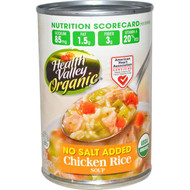 3 PACK of Health Valley, Organic Soup, Chicken Rice, 15 oz (425 g)