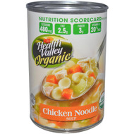 3 PACK of Health Valley, Organic Soup, Chicken Noodle, 15 oz (425 g)