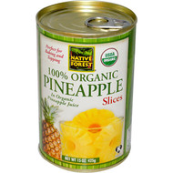 Native Forest, 100% Organic Pineapple Slices, 15 oz (425 g)