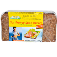 3 PACK of Mestemacher Sunflower Seed Bread -- 17.6 oz
