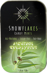 Snowflakes Candy Mints Sugar Free Menthol Eucalyptus - 1.76 oz
