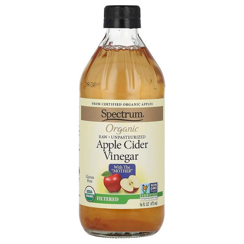 <img alt="Spectrum Culinary, Organic Apple Cider Vinegar, Filtered, 16 fl oz (473 ml) (Discontinued Item)" title="Spectrum Culinary, Organic Apple Cider Vinegar, Filtered, 16 fl oz (473 ml) (Discontinued Item),022506280168"