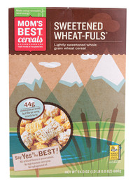 3 PACK of Moms Best Naturals Cereal Sweetened Wheat-Fuls -- 1 lb
