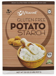 3 PACK of Vitaco Potato Starch Flour - Non-GMO and Gluten Free -- 32 oz ( 2 lbs) 907 g