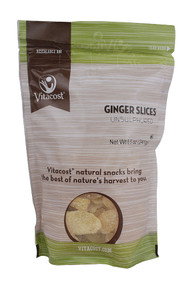 3 PACK of Vitaco Unsulphured Ginger Slices -- 8.5 oz (241 g)