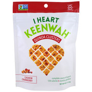 I Heart Keenwah, Quinoa Clusters, Cashew Cranberry, 4 oz (113.4 g)