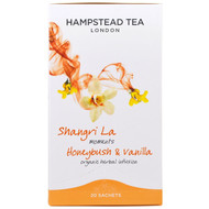 Hampstead Tea, Honeybush & Vanilla, Organic Herbal Infusion Tea, 20 Sachets, 0.88 oz (25 g)
