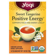 <img alt="Yogi Tea, Positive Energy, Sweet Tangerine, 16 Tea Bags, 1.02 oz (29 g)" title="Yogi Tea, Positive Energy, Sweet Tangerine, 16 Tea Bags, 1.02 oz (29 g),076950204553"