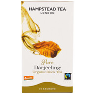 Hampstead Tea, Pure Darjeeling, Organic Black Tea, 20 Sachets, 1.41 oz (40 g)