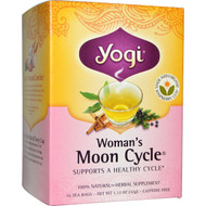 Yogi Tea, Womans Moon Cycle, Caffeine Free, 16 Tea Bags, 1.12 oz (32 g)