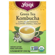 <img alt="Yogi Tea, Green Tea Kombucha, 16 Tea Bags, 1.12 oz (32 g)" title="Yogi Tea, Green Tea Kombucha, 16 Tea Bags, 1.12 oz (32 g),076950450219"