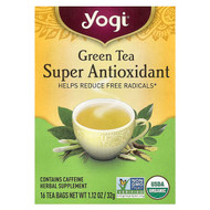 <img alt="Yogi Tea, Green Tea Super Antioxidant, 16 Tea Bags, 1.12 oz (32 g)" title="Yogi Tea, Green Tea Super Antioxidant, 16 Tea Bags, 1.12 oz (32 g),076950450363"