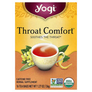 <img alt="Yogi Tea, Throat Comfort, Caffeine Free, 16 Tea Bags, 1.27 oz (36 g)" title="Yogi Tea, Throat Comfort, Caffeine Free, 16 Tea Bags, 1.27 oz (36 g),076950450189"