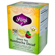 Yogi Tea, Green Tea Kombucha Decaf, 16 Tea Bags, 1.12 oz (32 g)