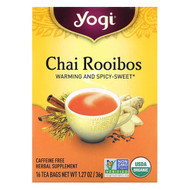<img alt="Yogi Tea, Chai Rooibos, Caffeine Free, 16 Tea Bags, 1.27 oz (36 g)" title="Yogi Tea, Chai Rooibos, Caffeine Free, 16 Tea Bags, 1.27 oz (36 g),076950415331"
