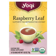 <img alt="Yogi Tea, Raspberry Leaf, Caffeine Free, 16 Tea Bags, 1.02 oz (29 g)" title="Yogi Tea, Raspberry Leaf, Caffeine Free, 16 Tea Bags, 1.02 oz (29 g),076950450431"