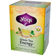Yogi Tea, Organic, Green Tea Energy, 16 Tea Bags, .92 oz (26 g)