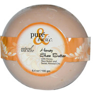 Pure & Basic, Natural Bar Soap, Honey Shea Butter, 6.4 oz (180 g) Bar (5 PACK)