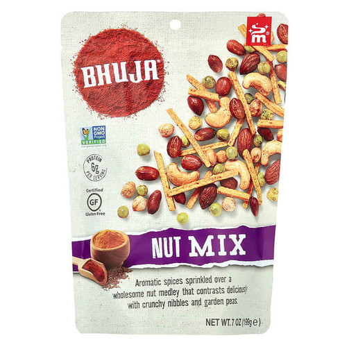 <img alt="Bhuja, Nut Mix, 7 oz (199 g)" title="Bhuja, Nut Mix, 7 oz (199 g),892234002024"