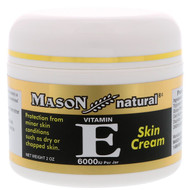 3 PACK of Mason Natural, Vitamin E, Skin Cream, 6000 IU, 2 oz